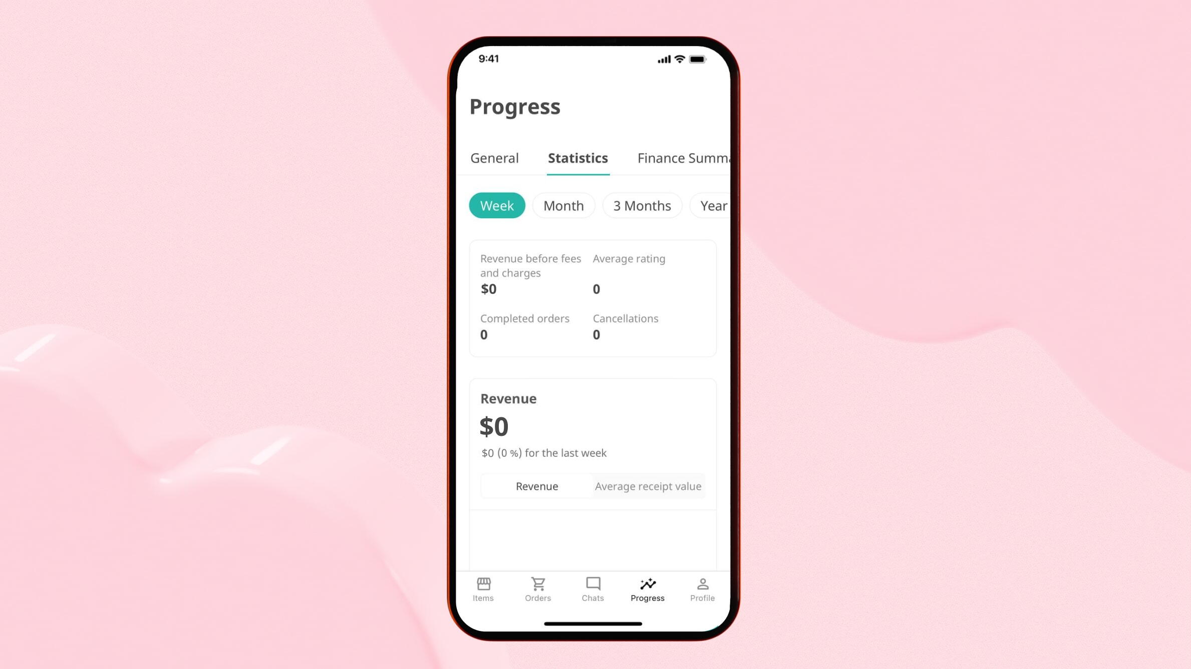 Getting to Know the App - Progress