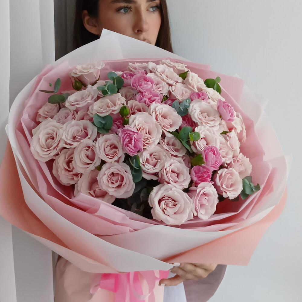 Авторский букет " WOW Pink "