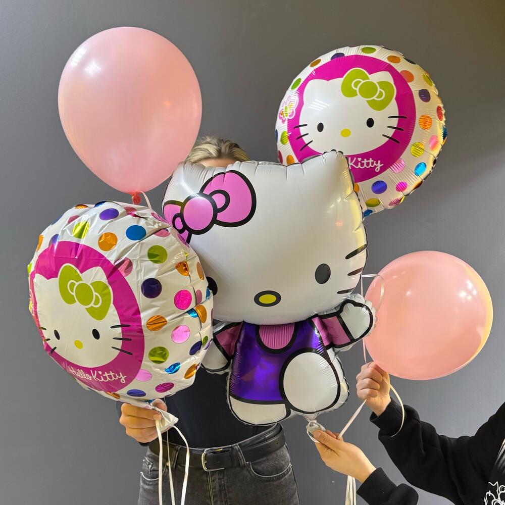 Набор шаров Hello kitty 5шт