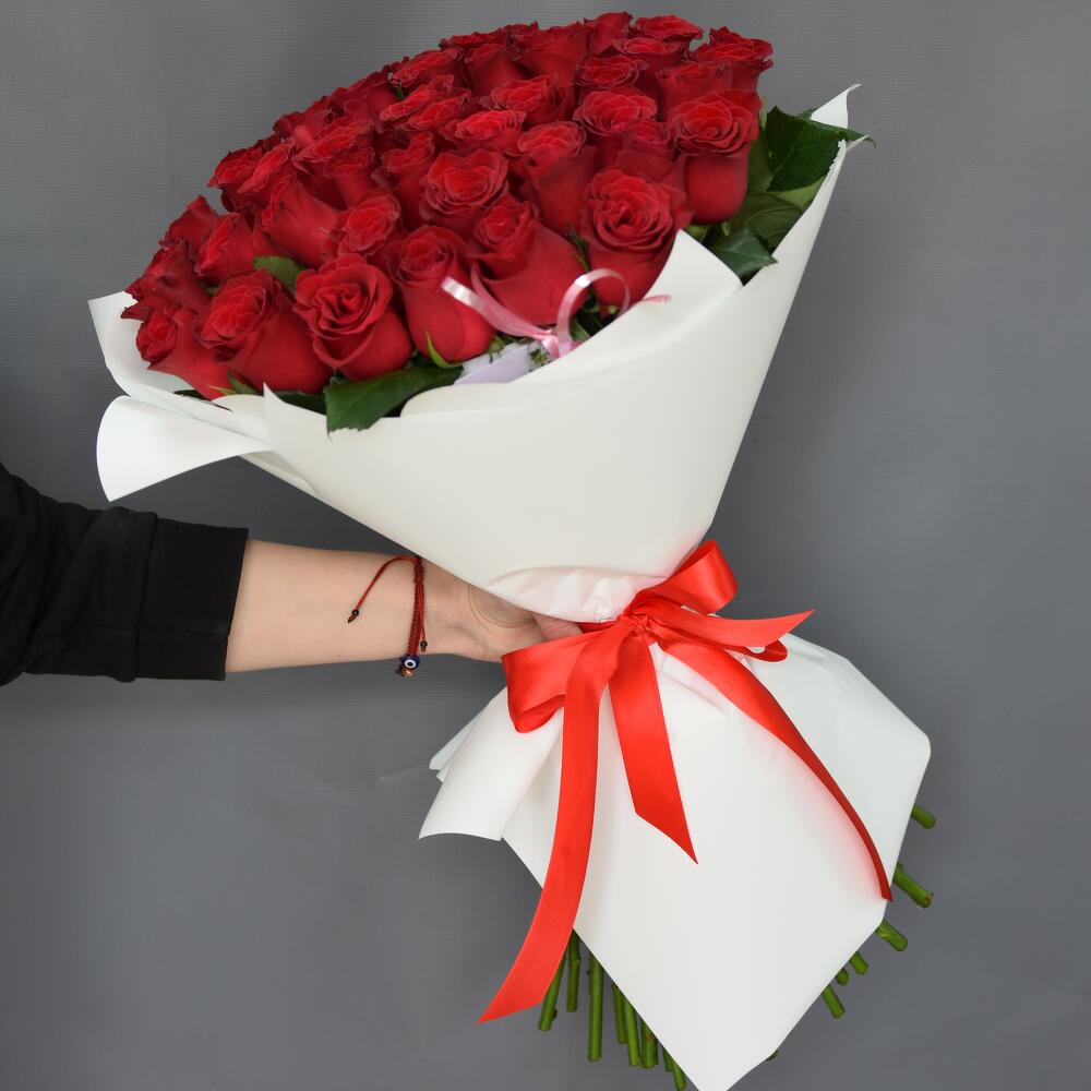 Букет из 45 кенийских роз