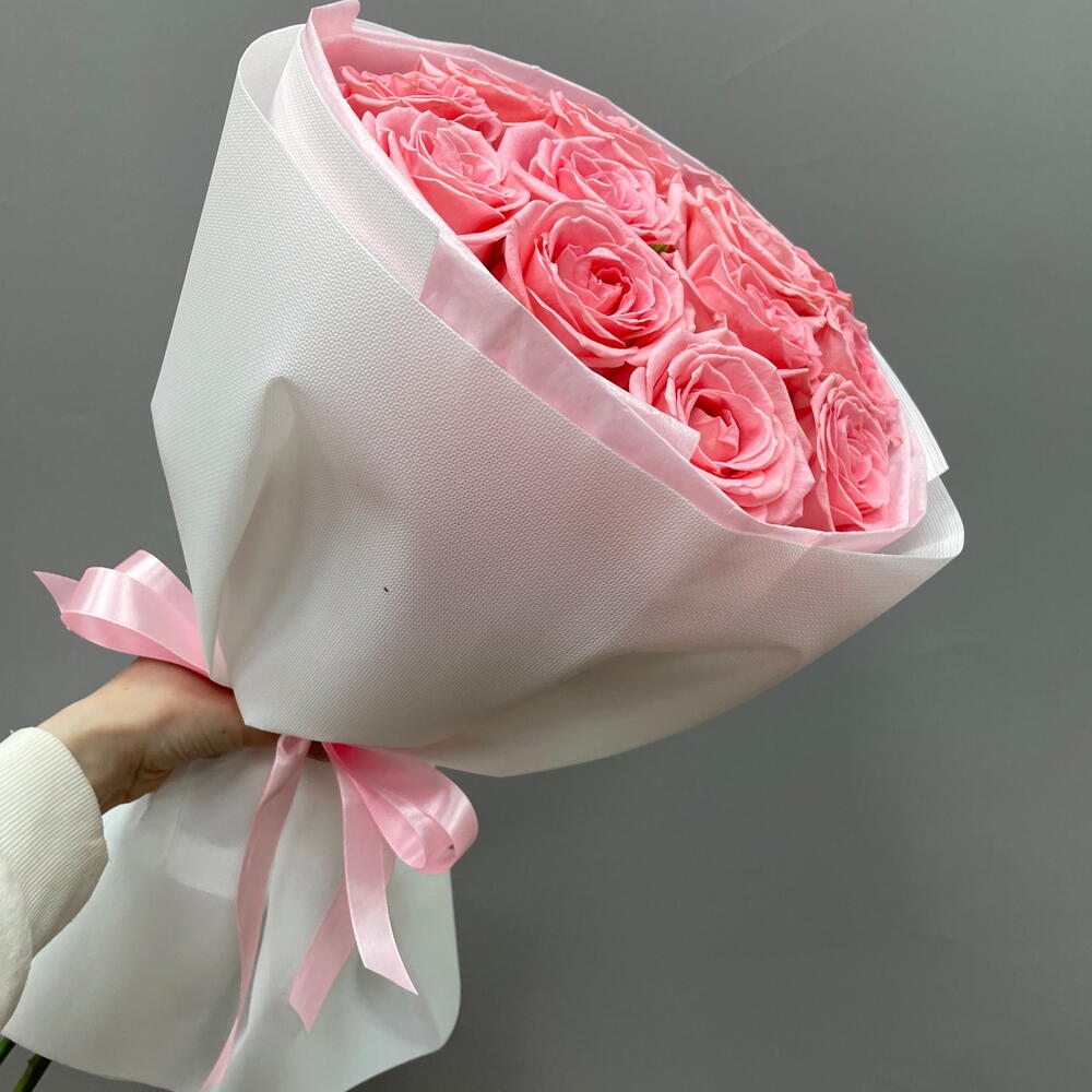 Нежность 💗 моно из 15 роз Софи Лорен