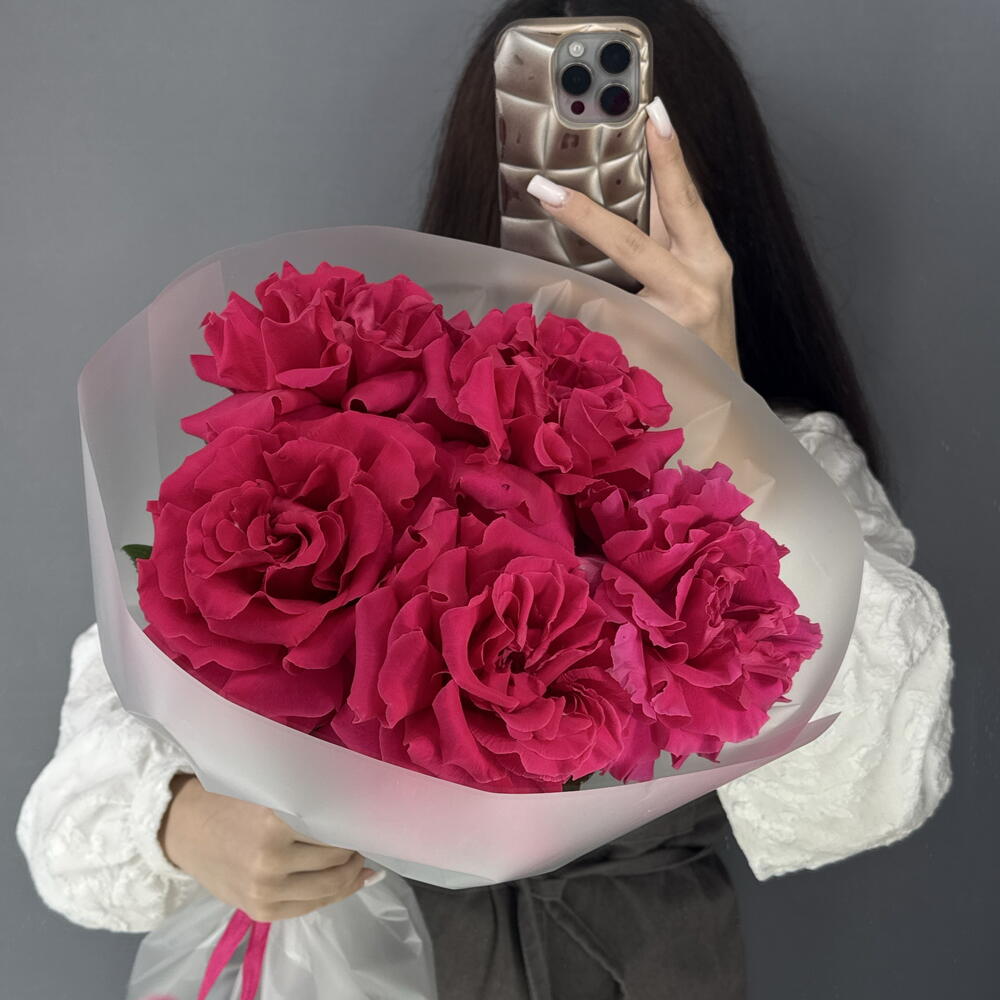 МОНОБУКЕТ из Французской Розы🥐 Фул Монти🎀
