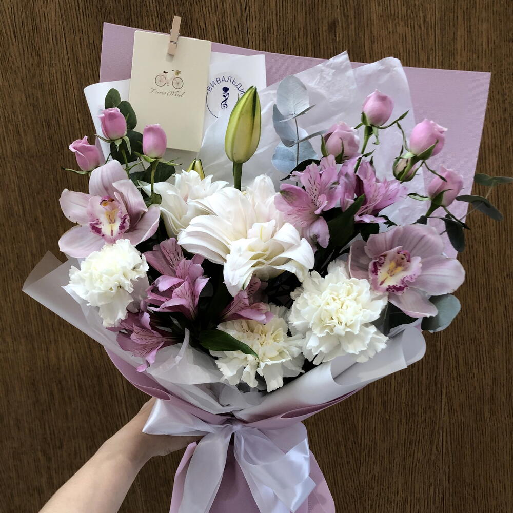Букет цветов «Притяжение»💜