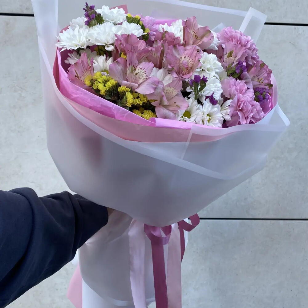 Розовый букет🌸