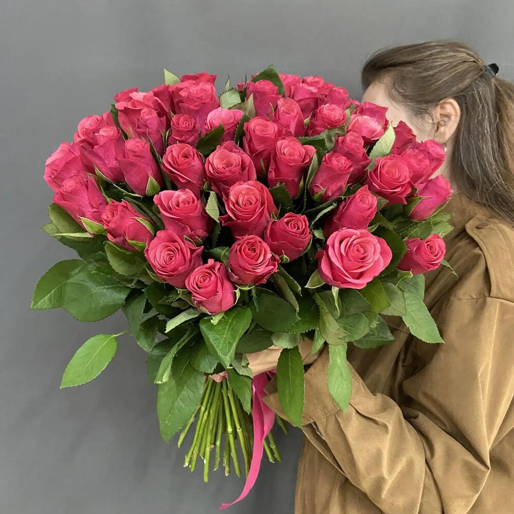 Букет из 51 розы Такацци