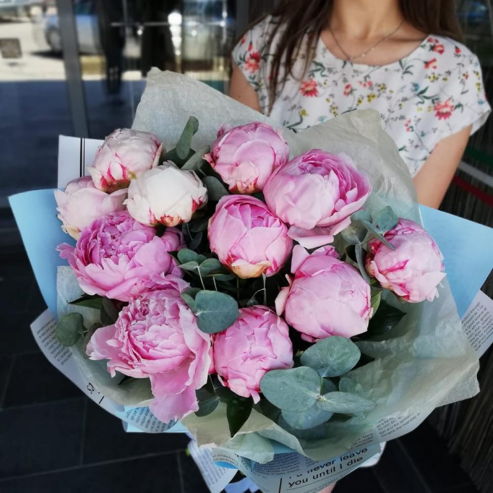Нежно розовые пионы 💞