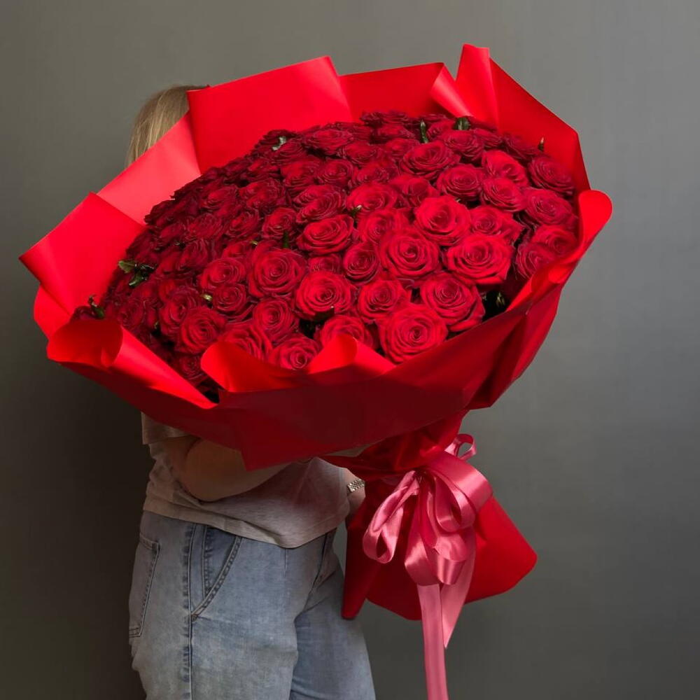 101 красная Роза 🌹