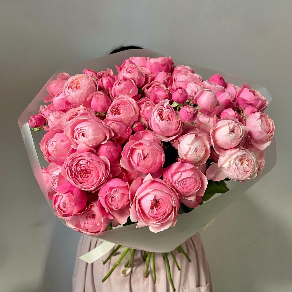 15 кустовых пионовидных роз🌸