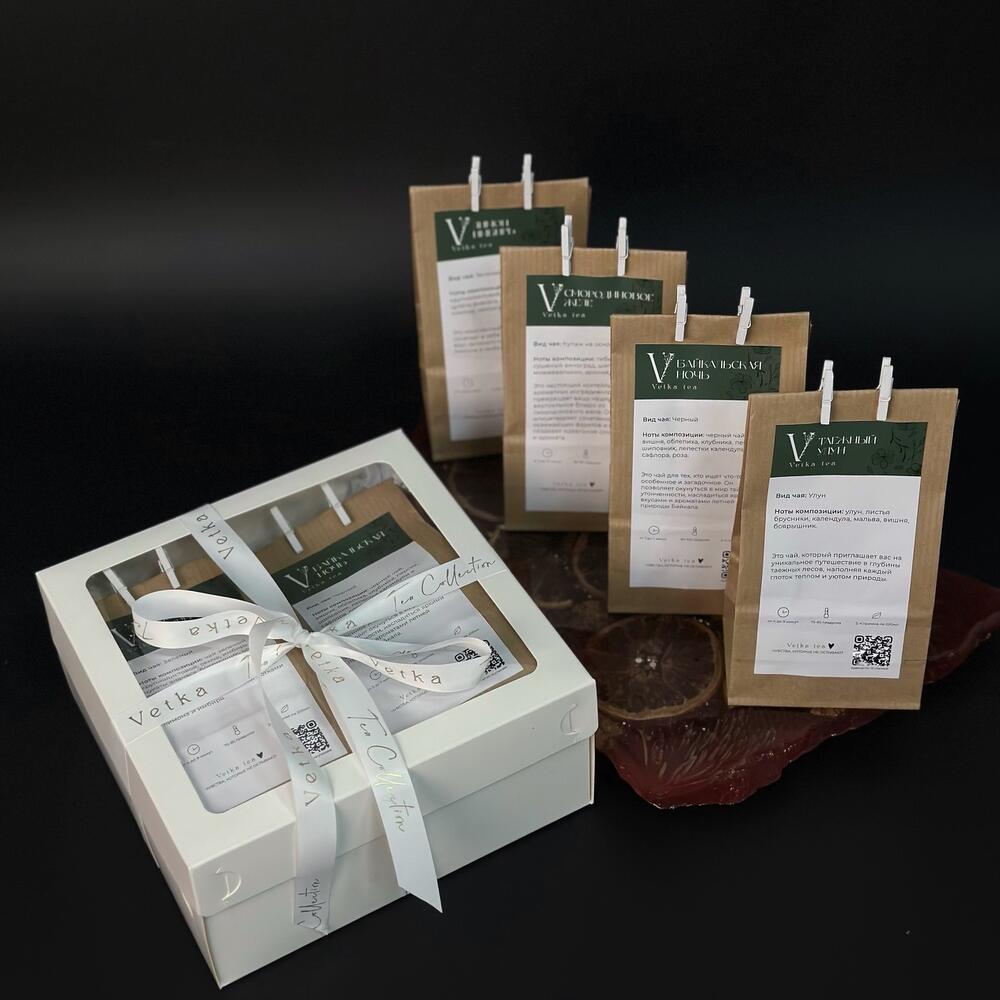 Набор фирменного купажированного чая Vetka tea collection  200гр