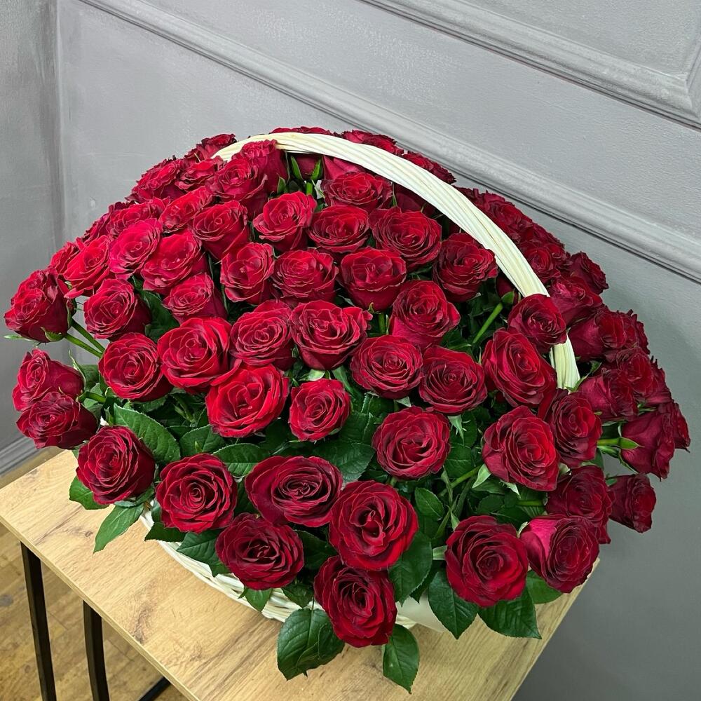 Корзина  101  Роза