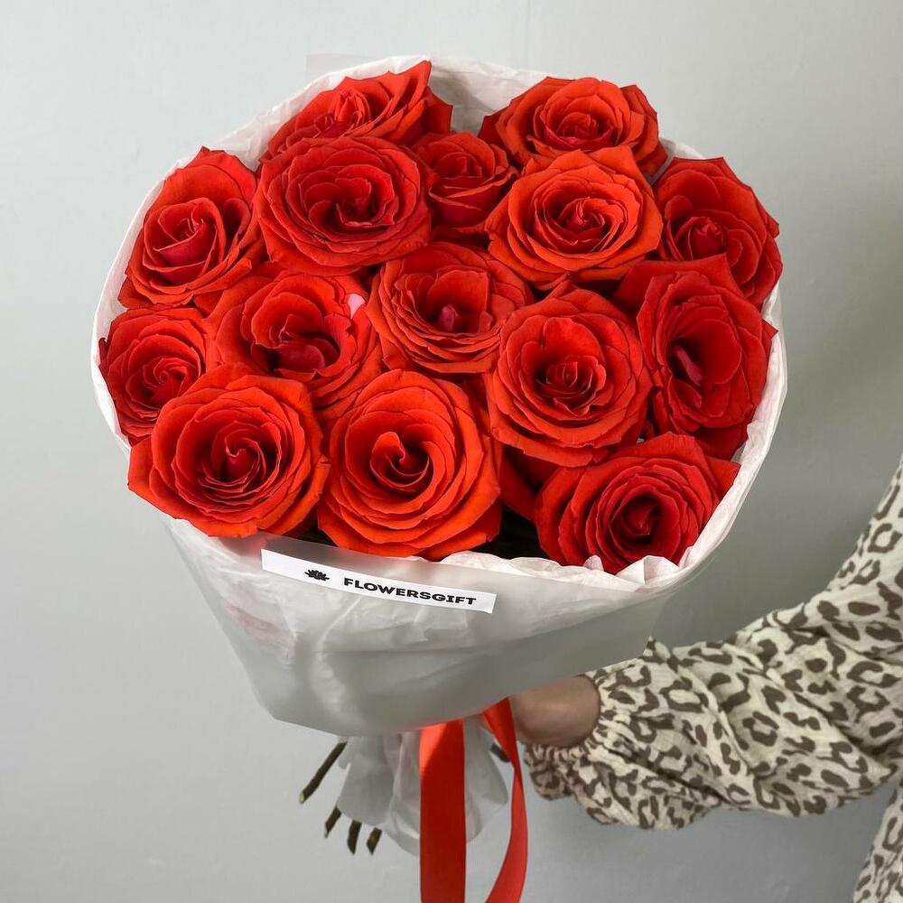 🌹 Букет от Flowersgift из 15 красных роз ▪️ 3