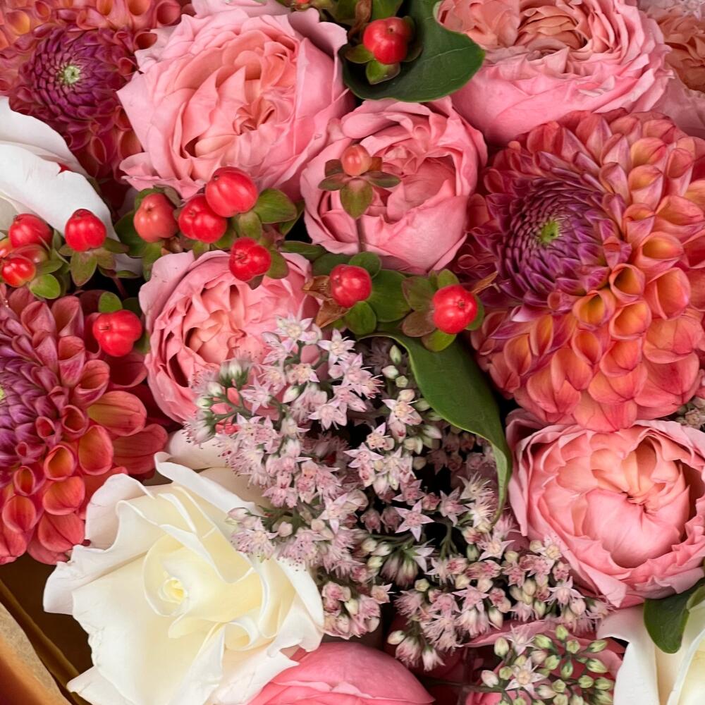 Цветы Букет Art Flowers Закатный Поцелуй