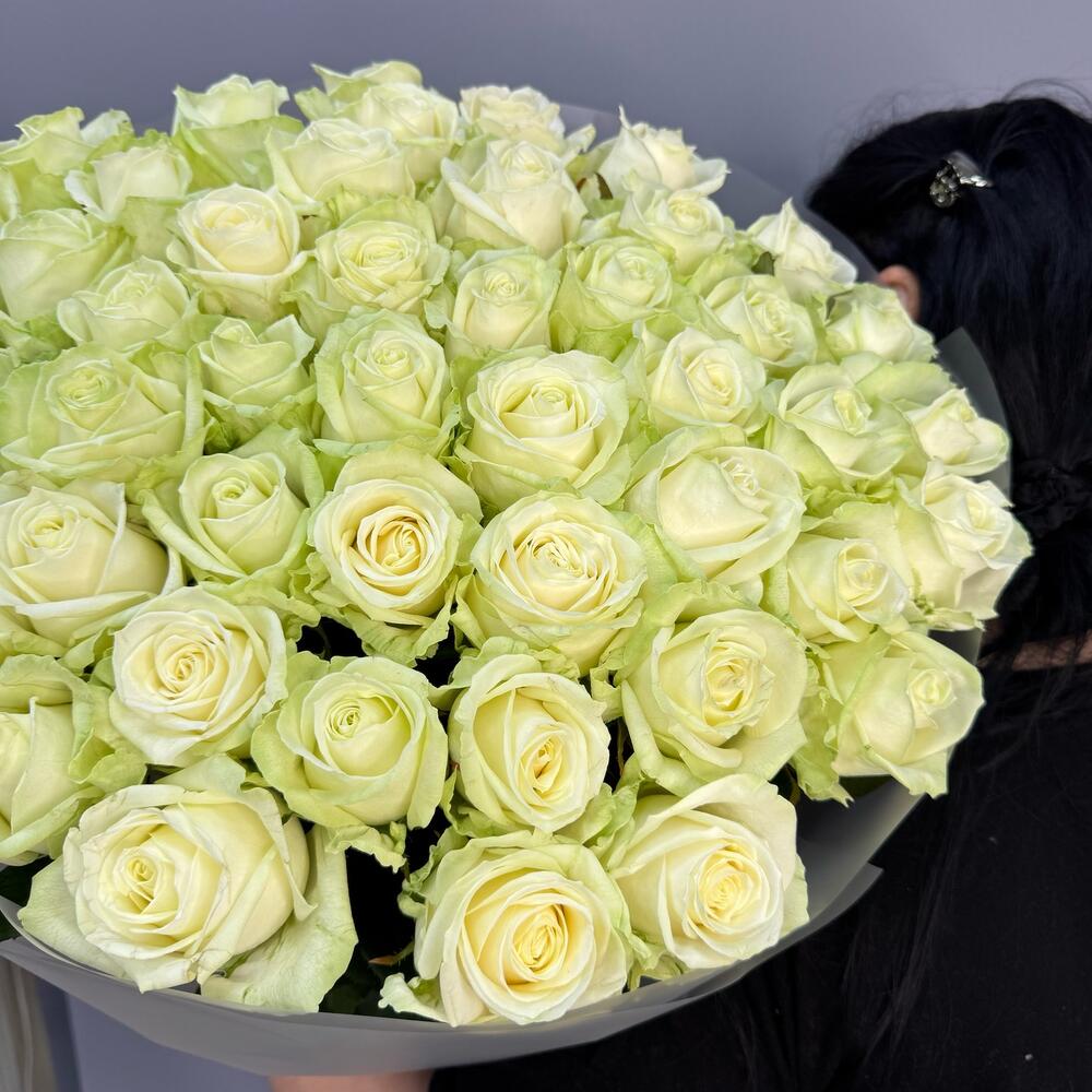 Букет из 51 белых роз ♥️