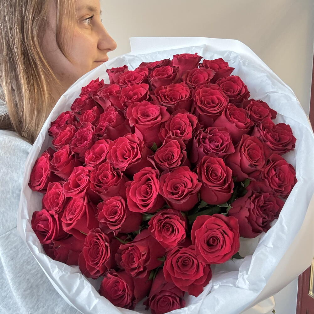 51 роза 60 см