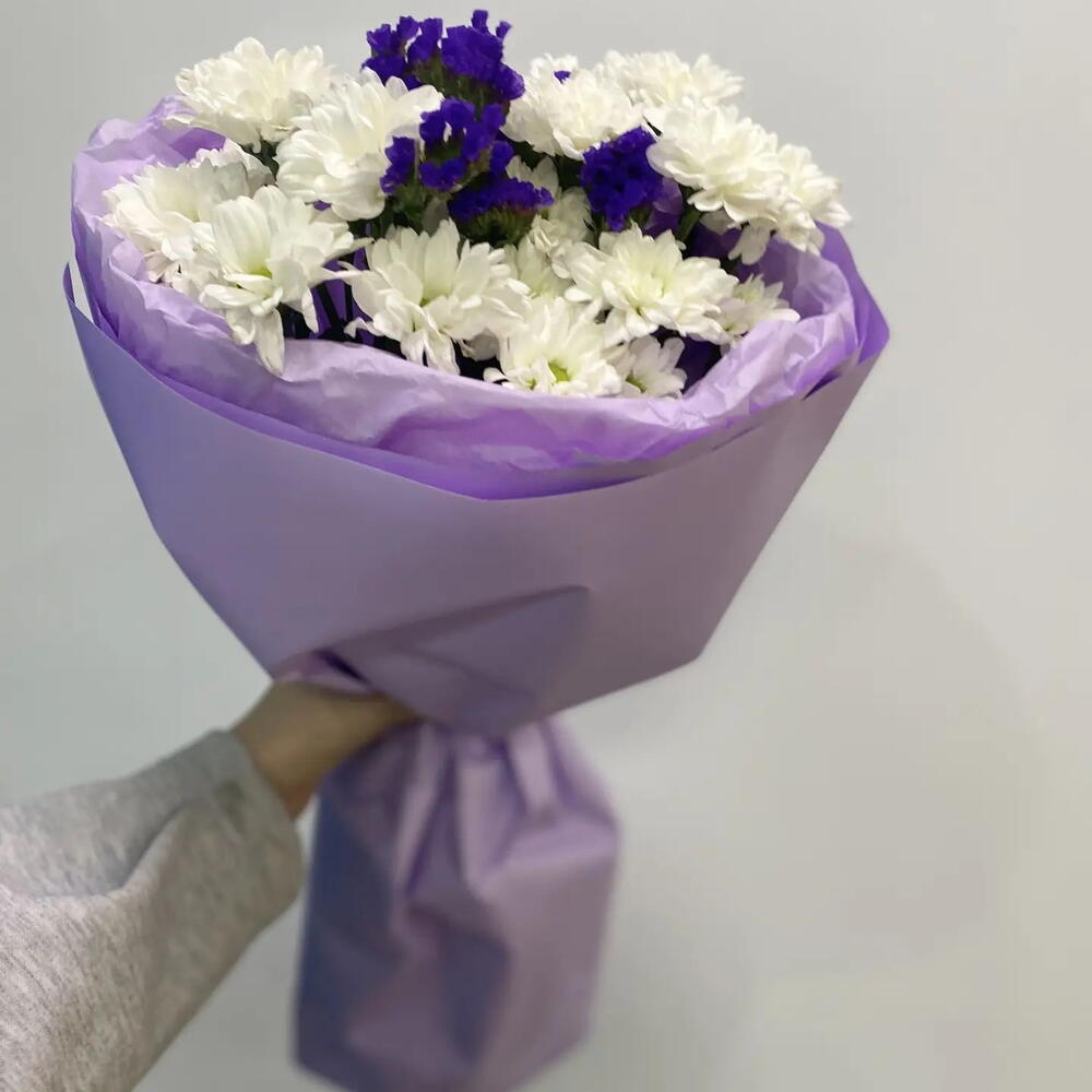 Хризантема и статица💜
