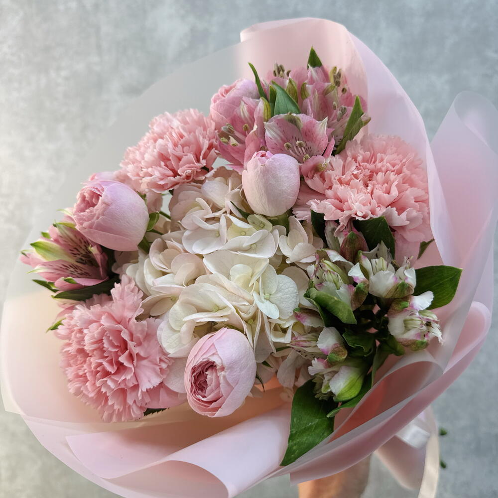 Нежно розовый букет 🌸💕🤩девушке