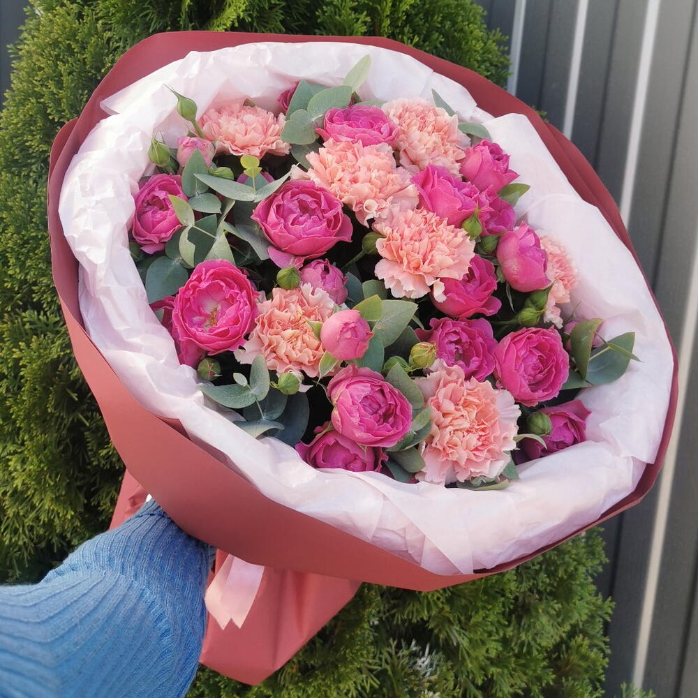 Мисти баблс и диантус💕