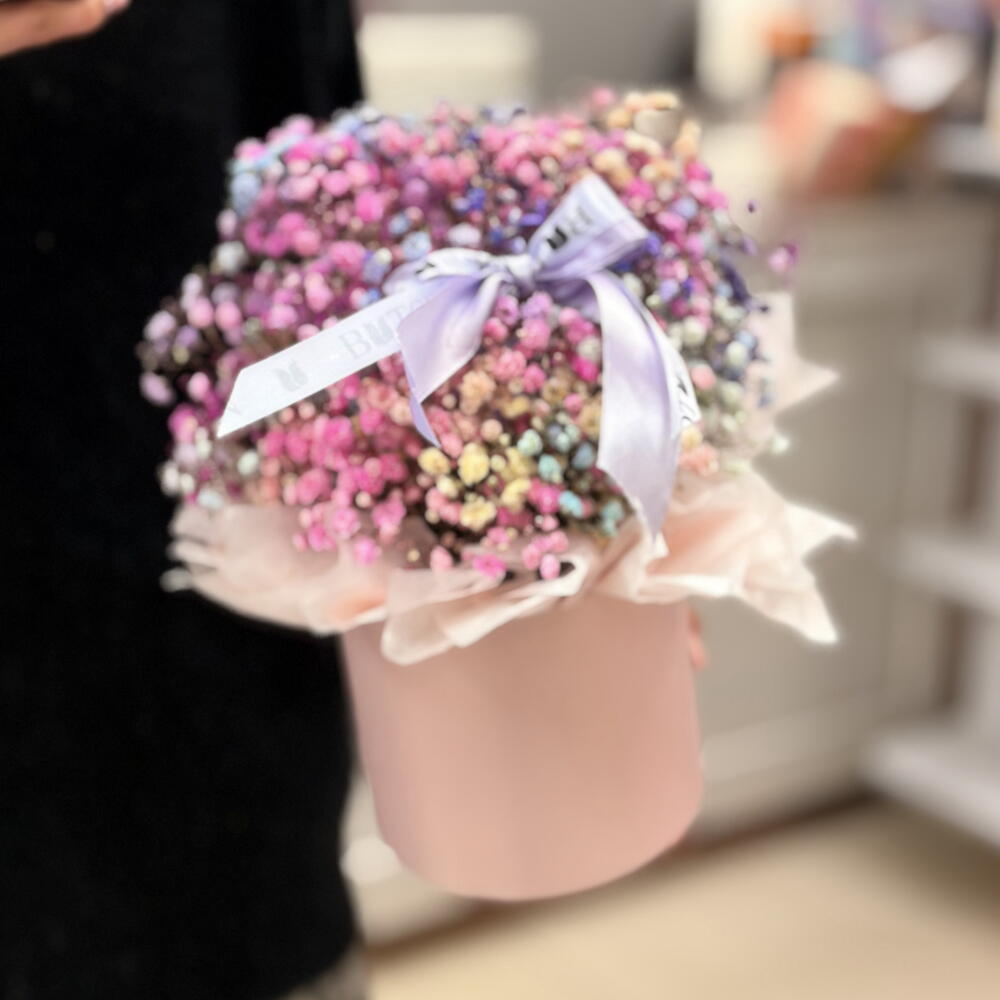 Яркая композиция гипсофила 💐🦄