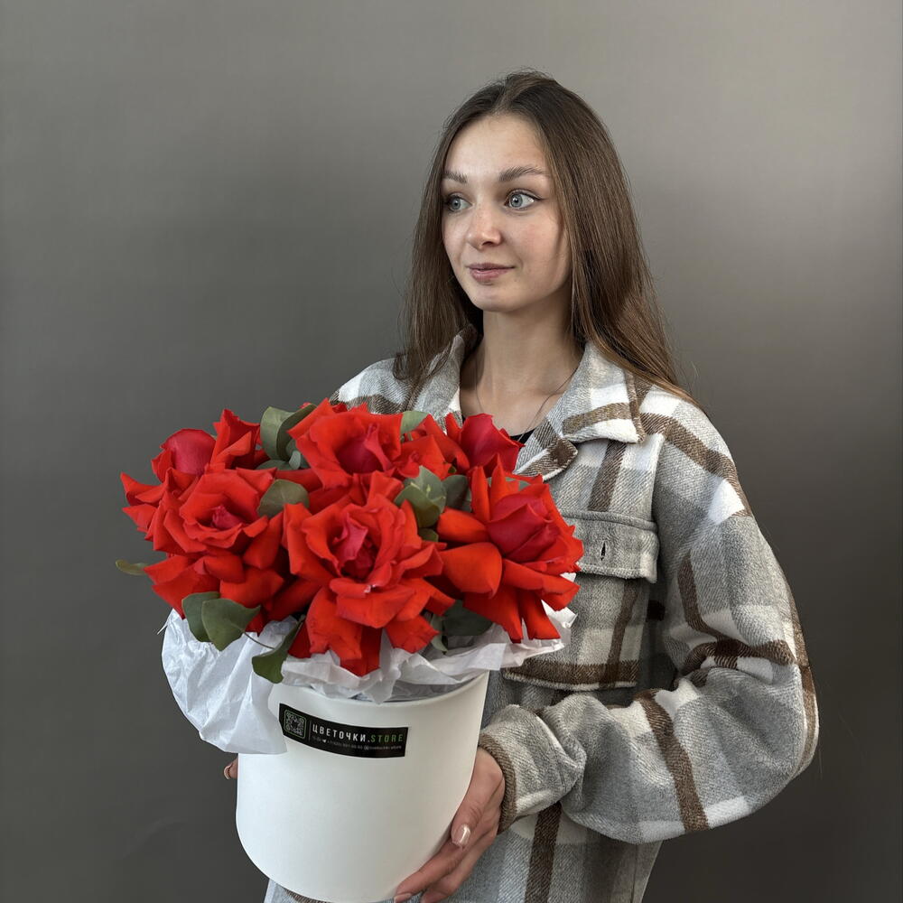 Композиция из эквадорской розы «Нина»