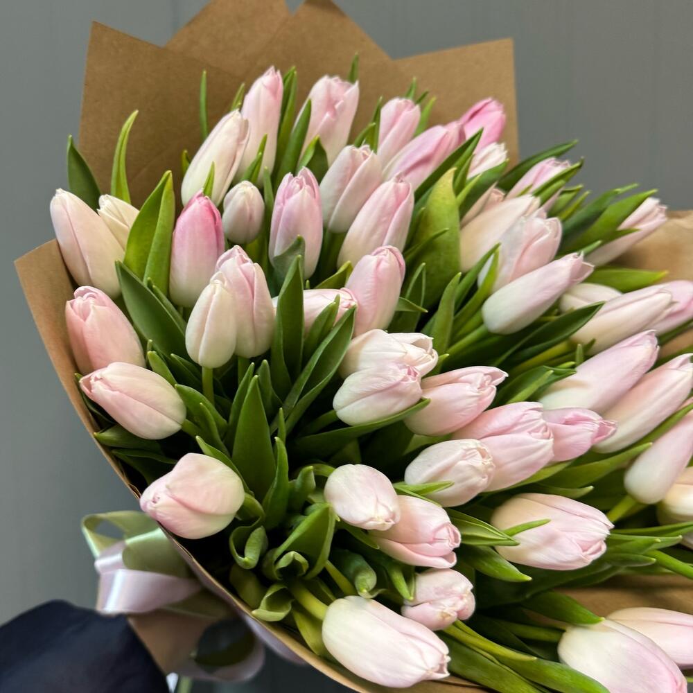 Тюльпаны в крафте 💕🌸
