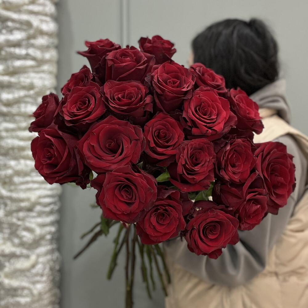 Красные розы 21 штука