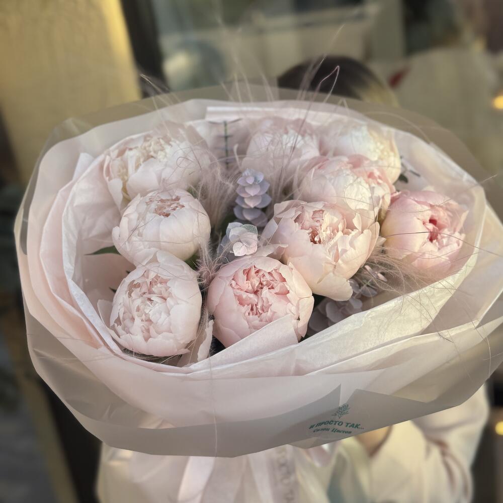 Розовые зефирки-пионы 💗