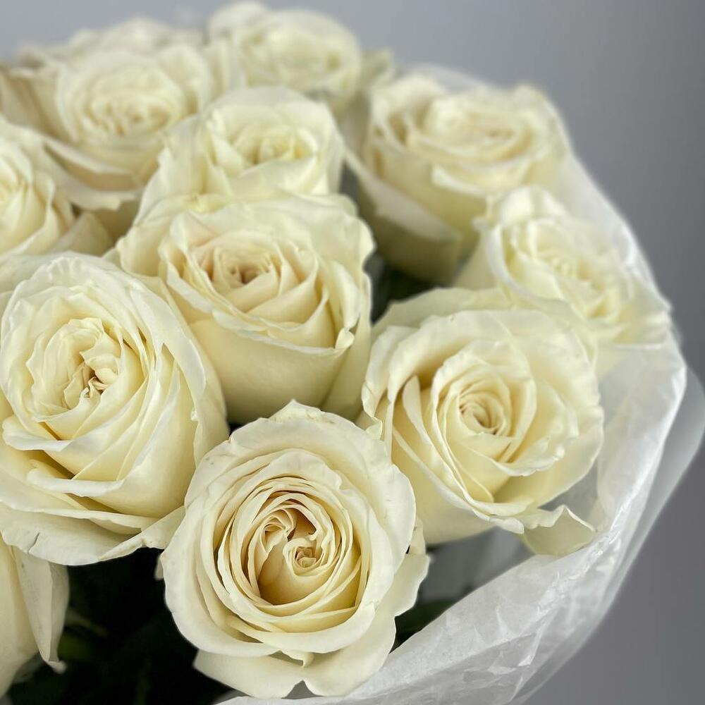 🌹 Букет от Flowersgift из 15 белых роз ▪️ 7