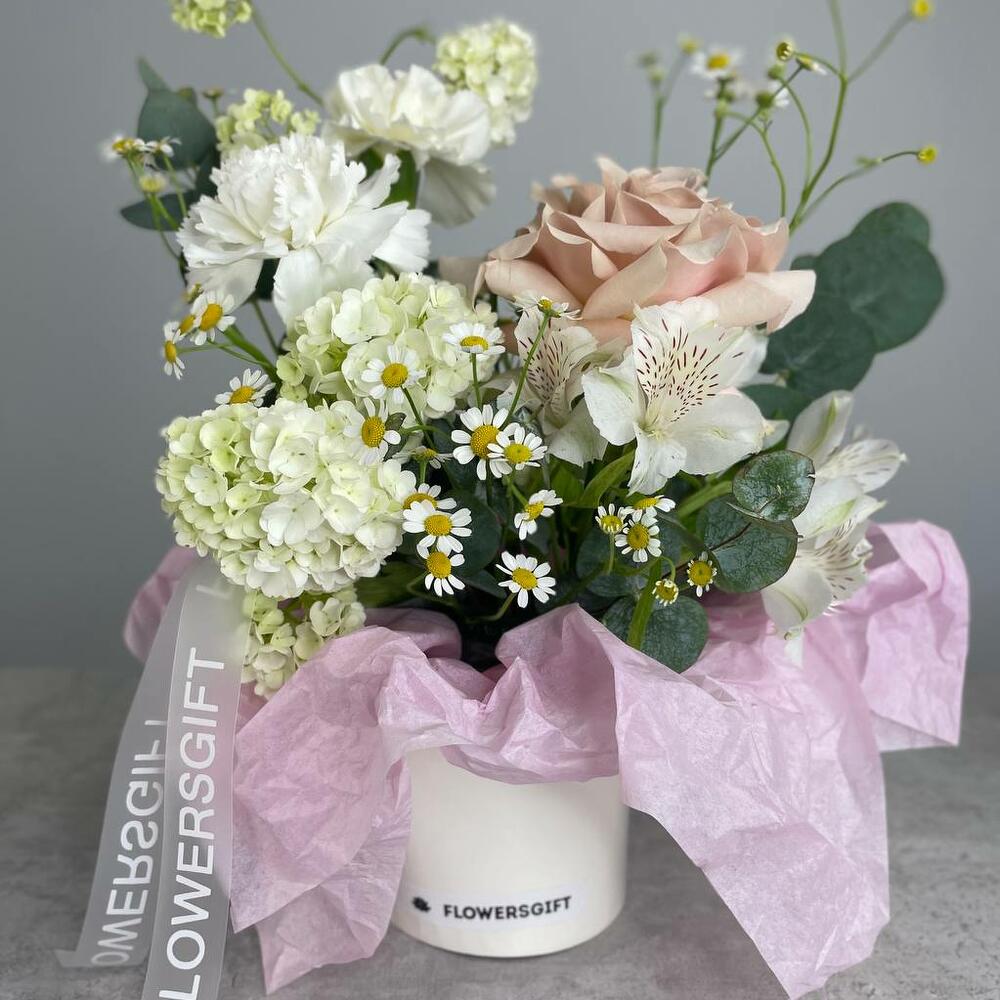 🌹 Коробка Wok от Flowersgift с цветами - 37