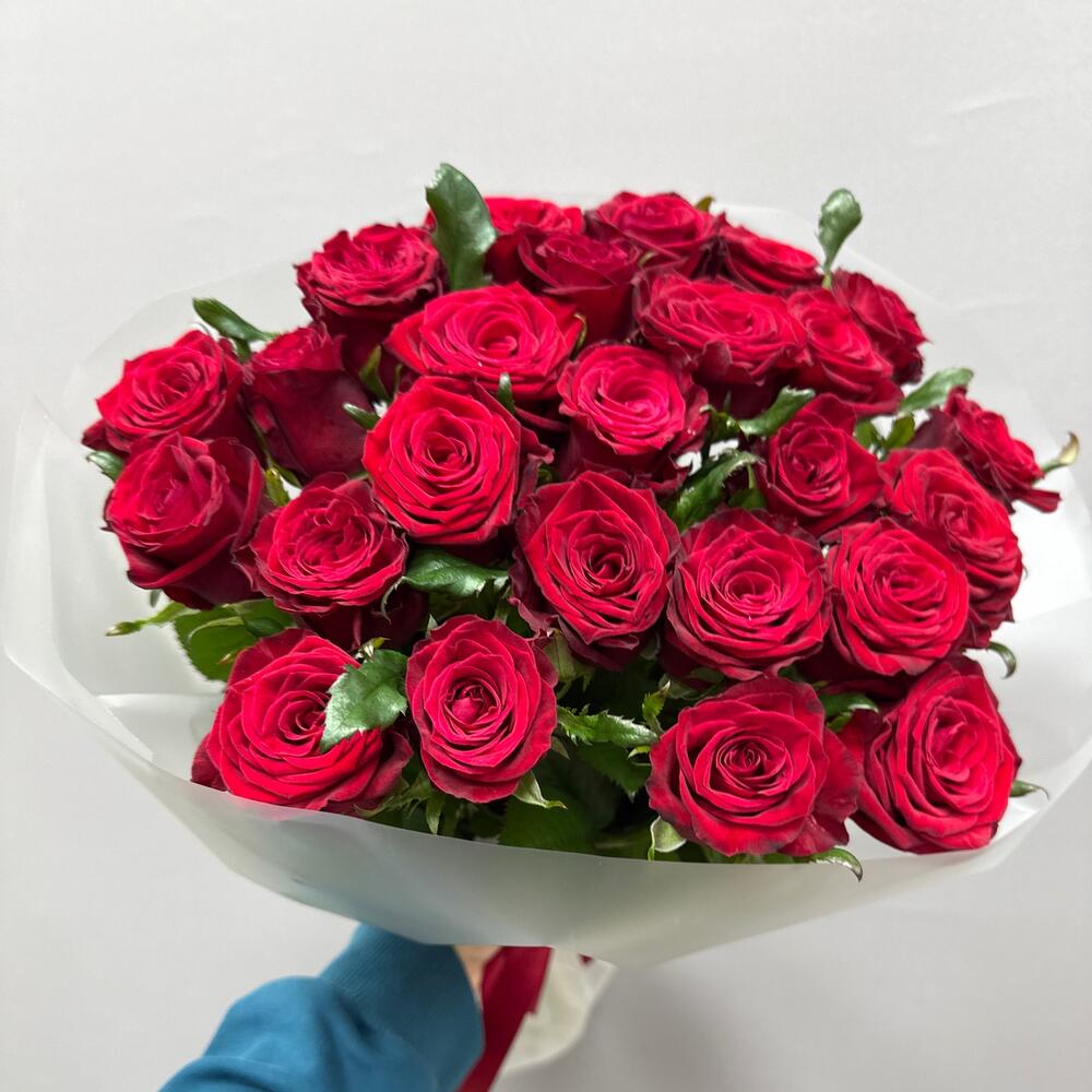 Бордовая сибирская роза 🌹 Любовь