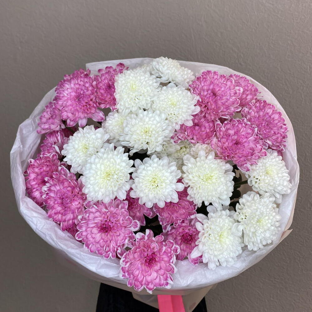 Малышка 💖Монобукет из кустовой хризантемы