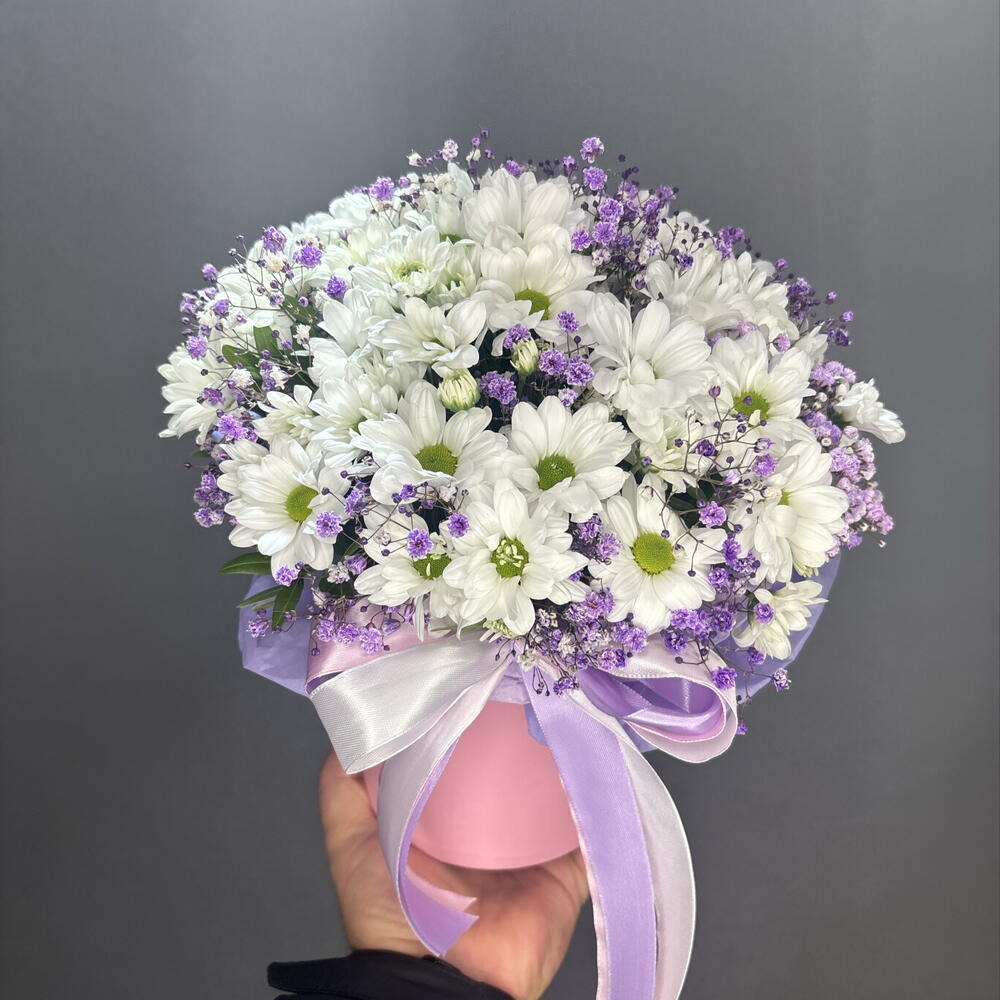 Коробка с ромашками