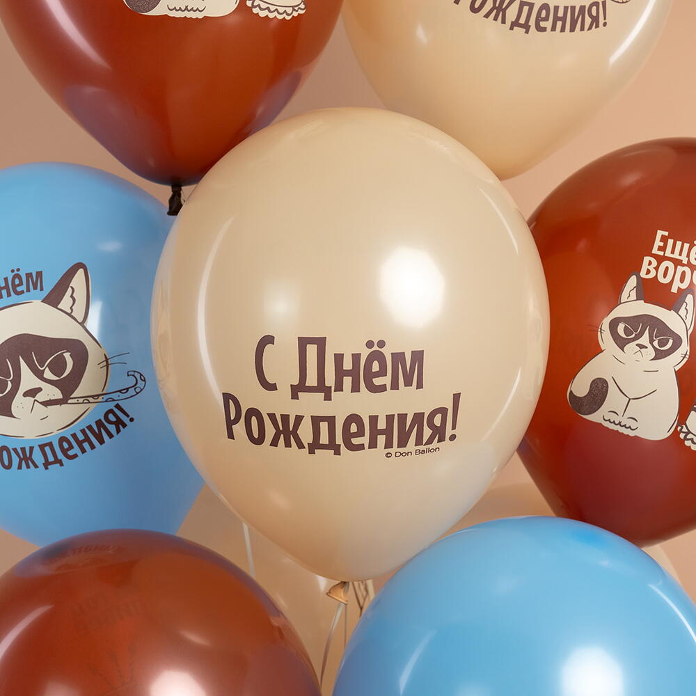 Набор шаров «Кот‑ворчун»
