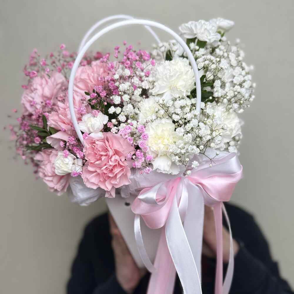 Диантусы и гипсофила💕🤍