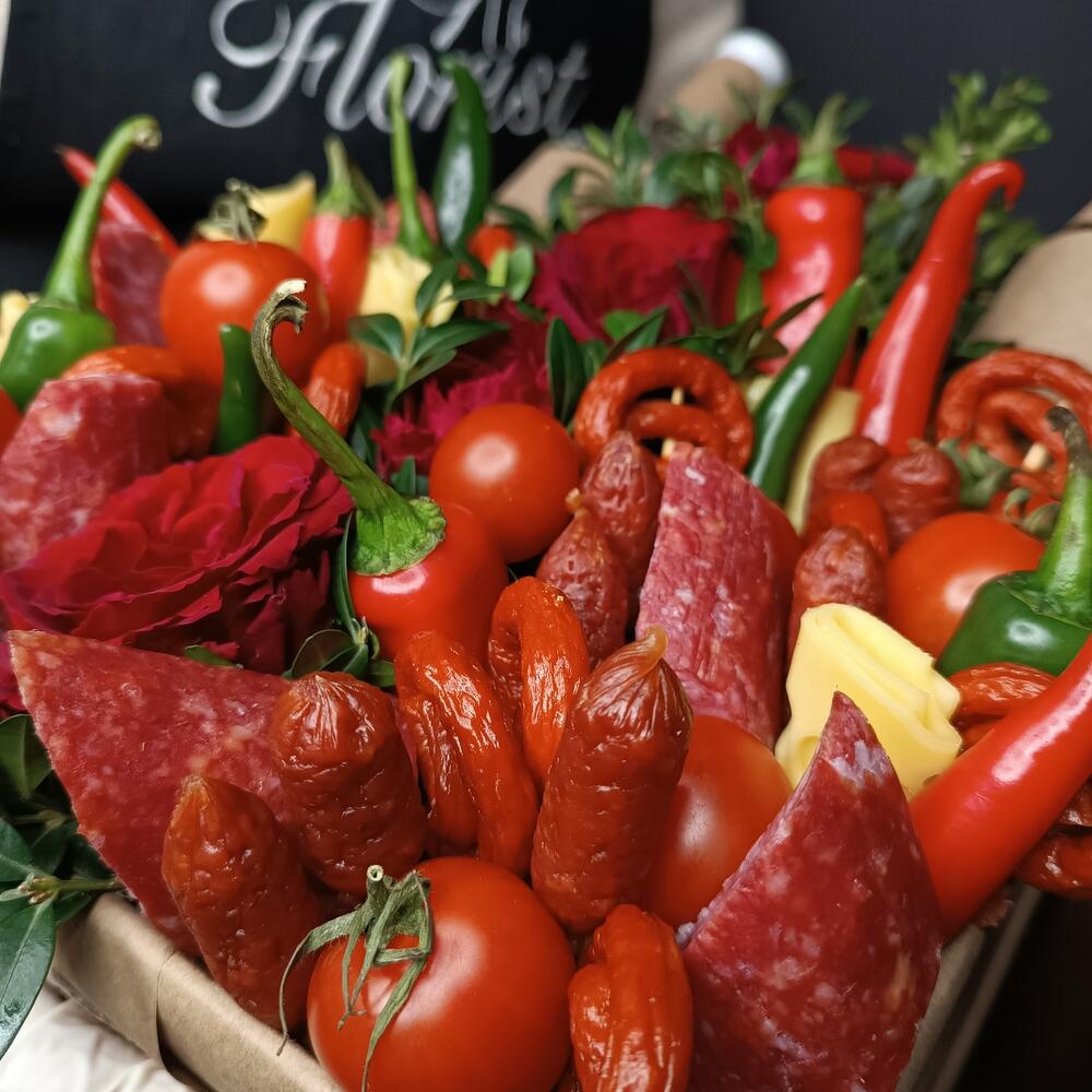 Съедобный Мужской букет "Пряная закуска"