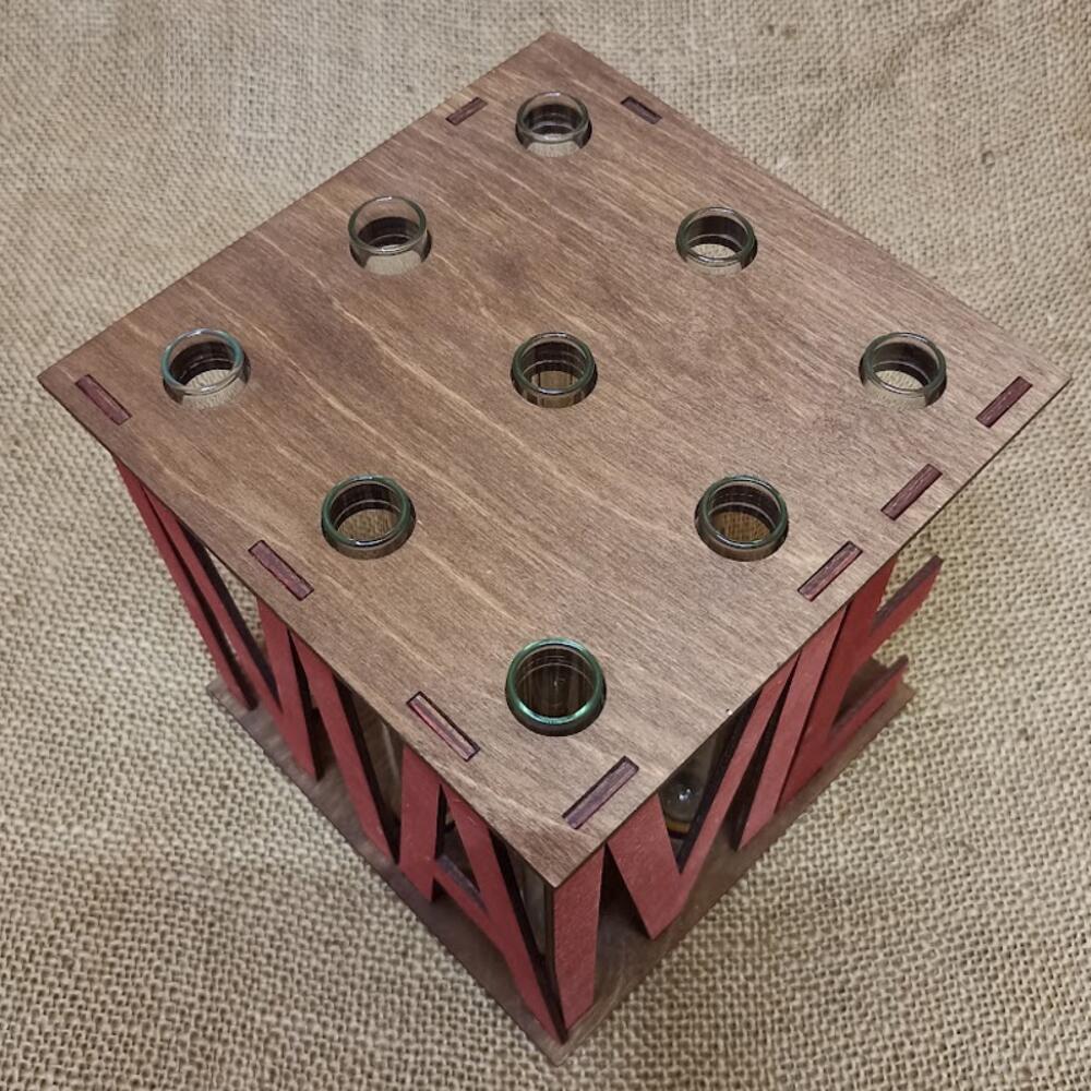 Decorative stand with flasks "For Mom"