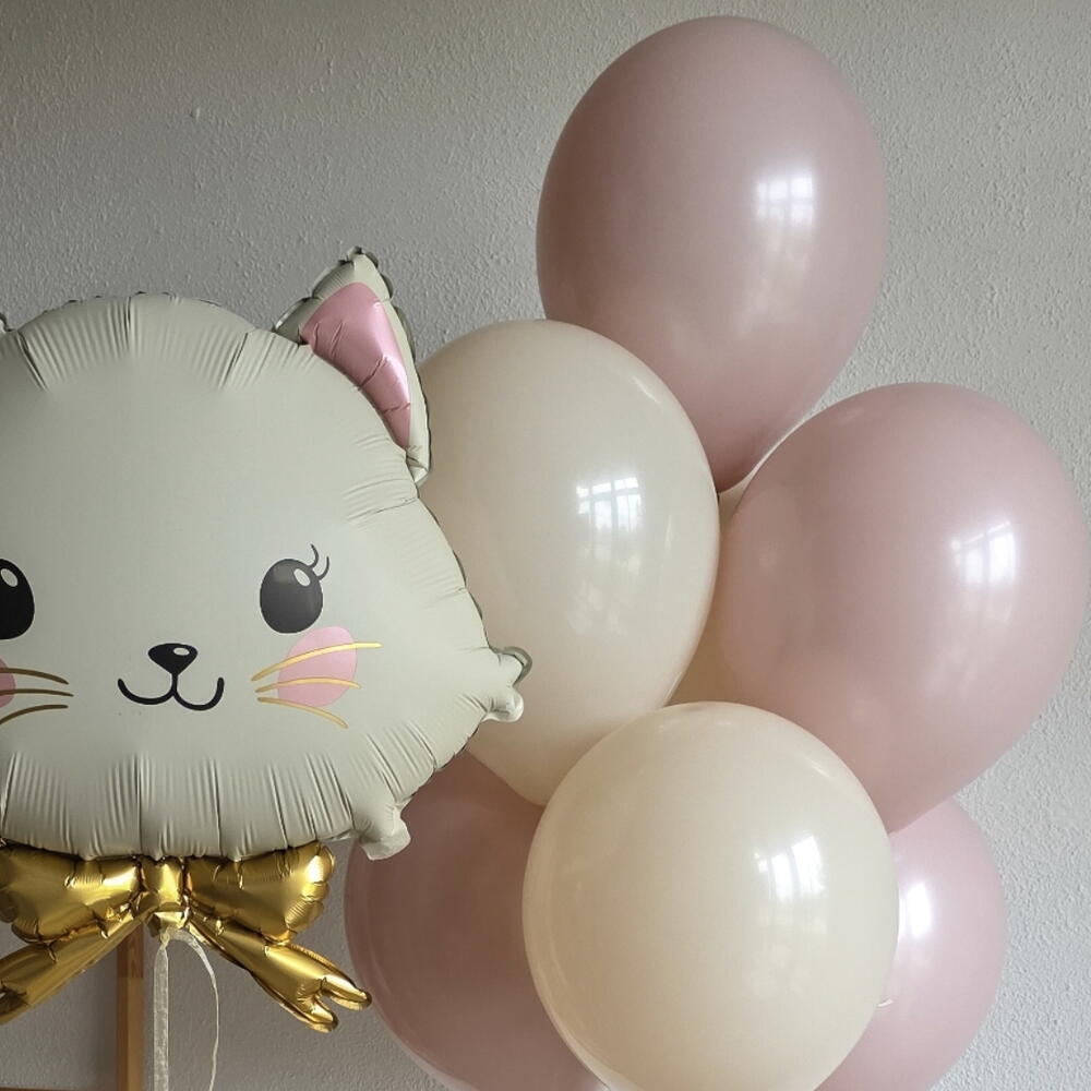 Шары на день рождения для девочки дочки «Милая Котейка»