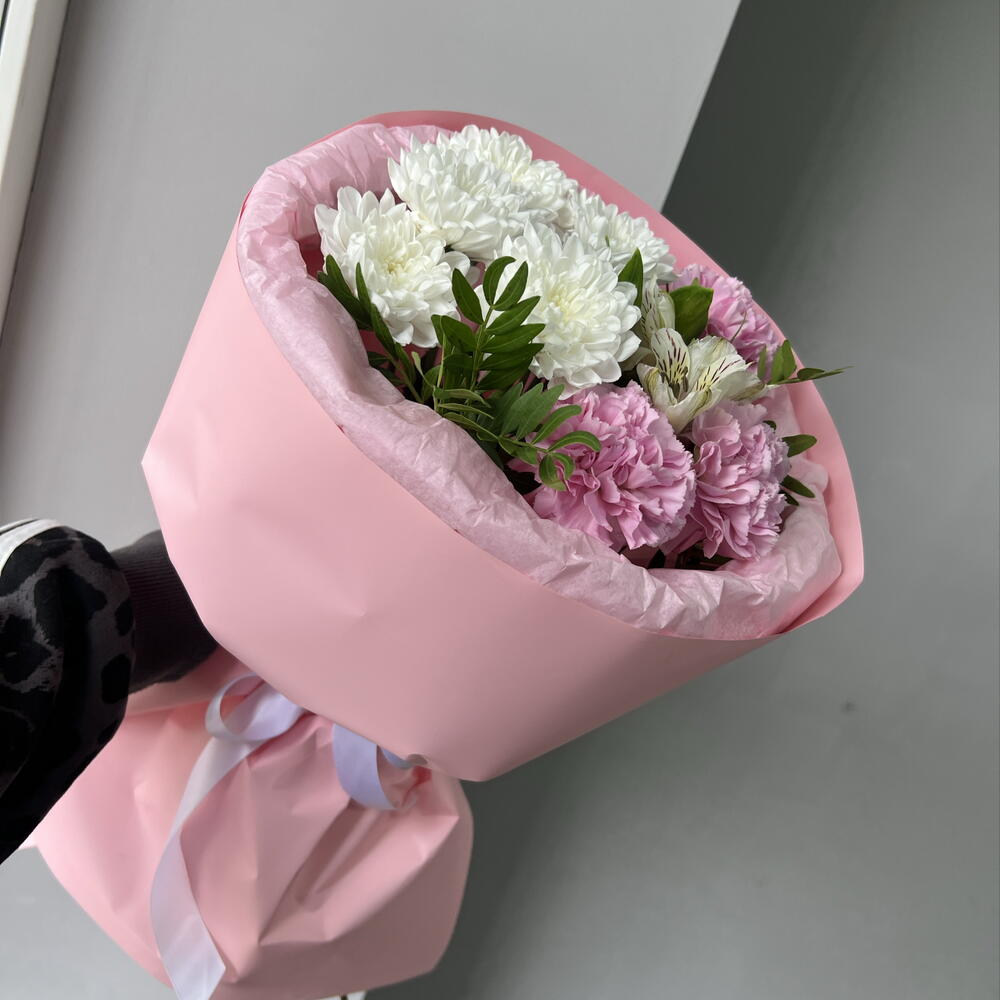 Букет комплимент в розовом