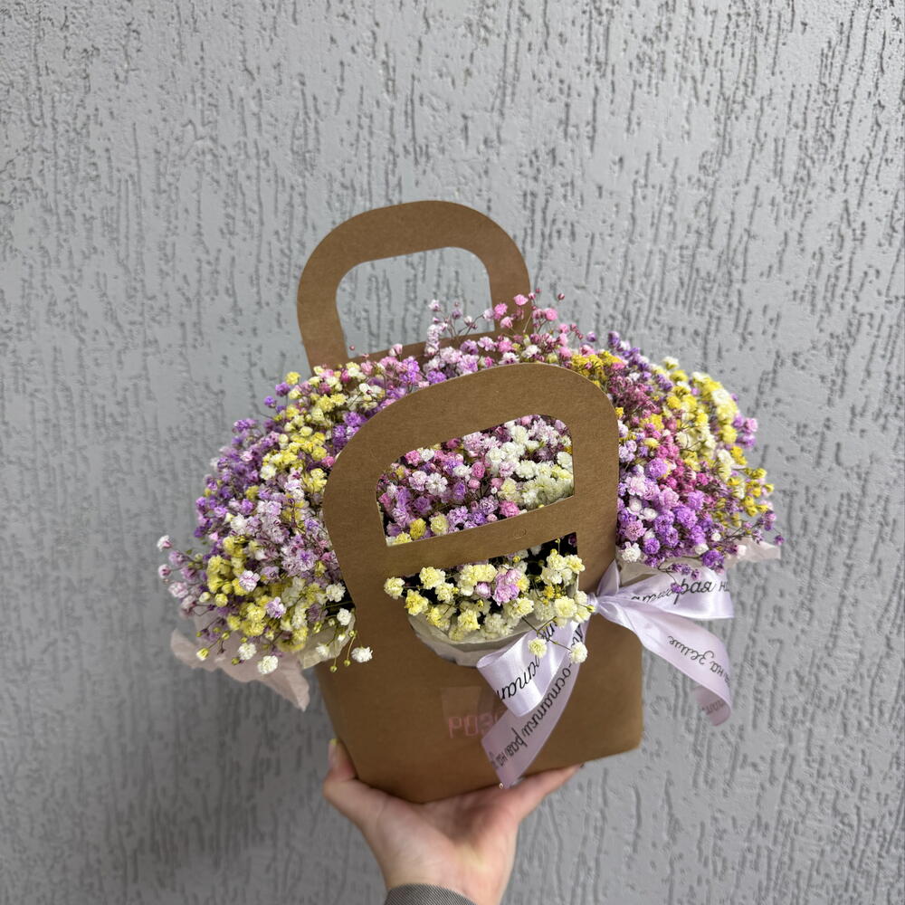 Сумочка из гипсофилы