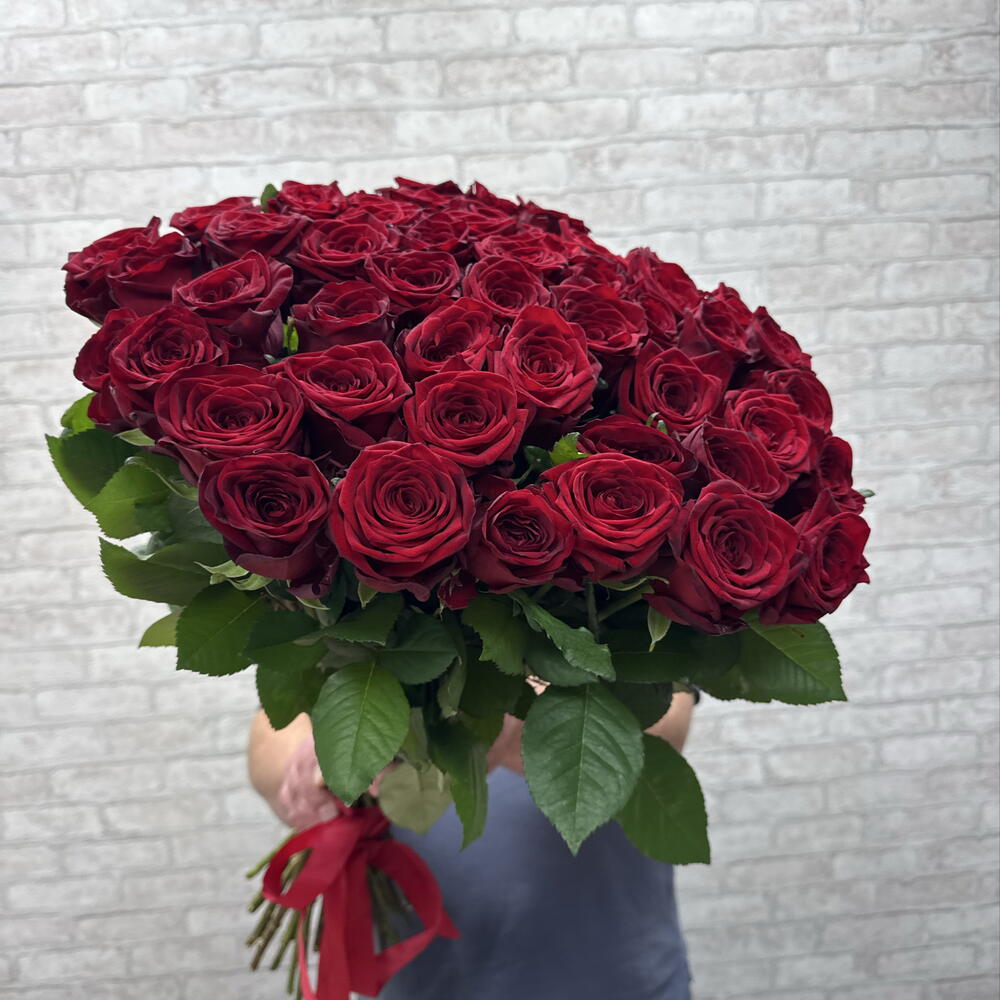 Красные розы 70см 🌹🌹