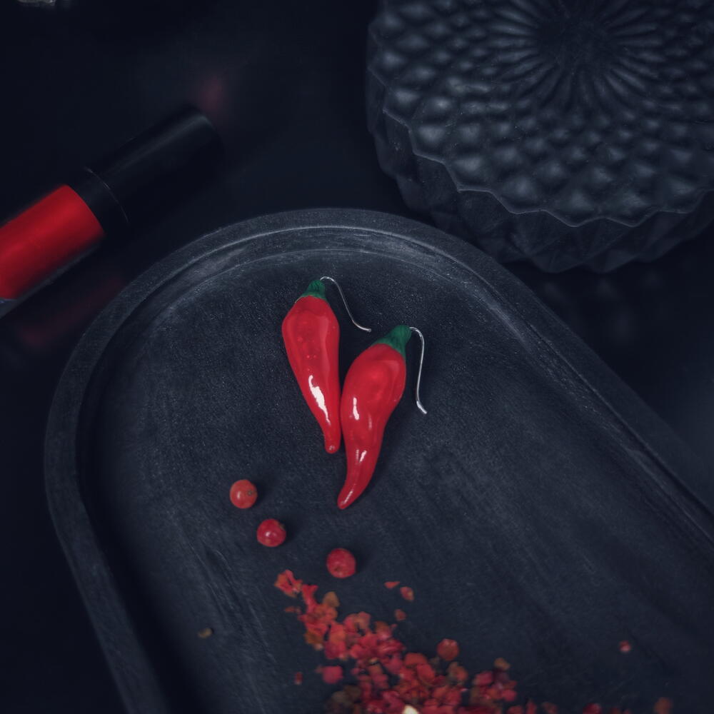 Серьги"Чили"
