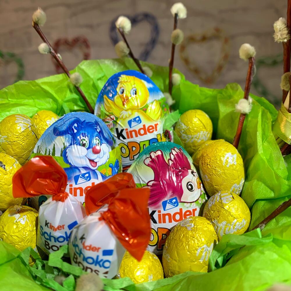 Корзинка с яичками
