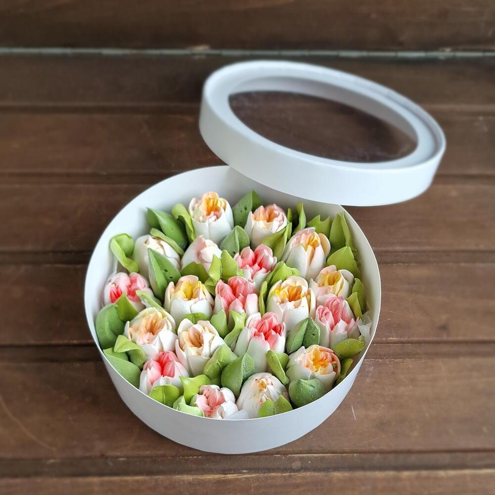Зефирные тюльпаны Весенние