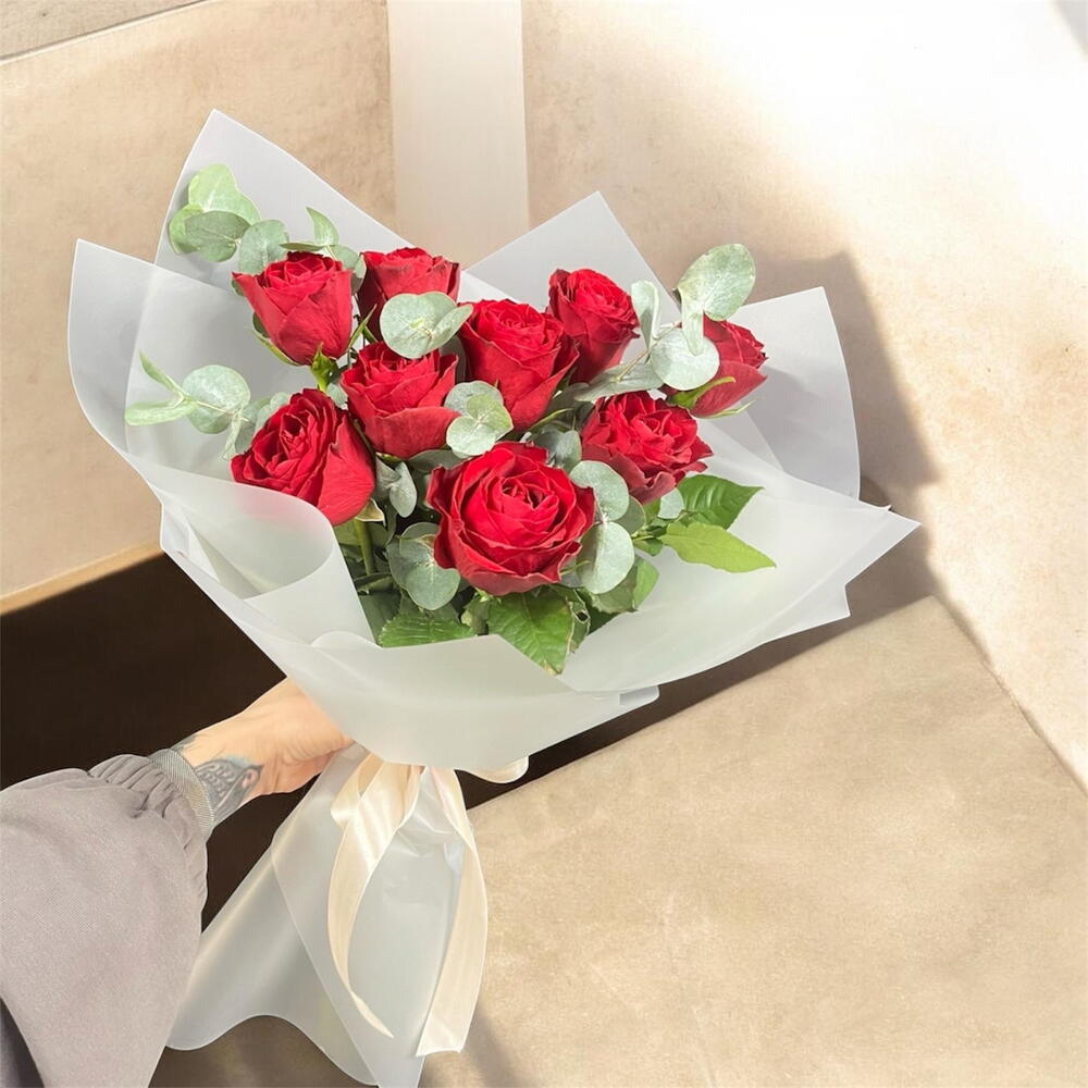Букет из красивейшей красной розы 🌹