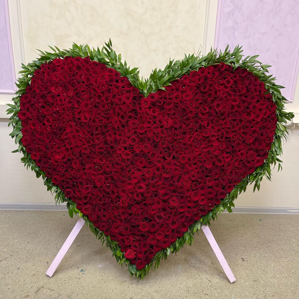 Corazón de rosas 501