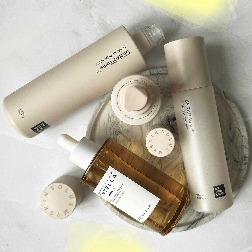 Премиальный набор косметики / Подарок женщине / SKIN1004 / MYSKINSOLUS / Антивозрастной уход / Бьюти Бокс