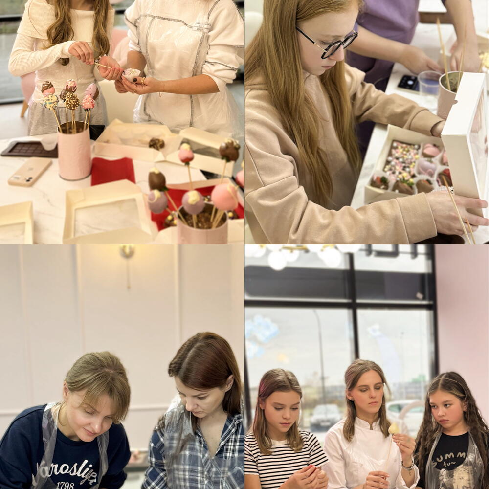 Сертификат на посещение МК клубника в шоколаде (2 взрослых участника)