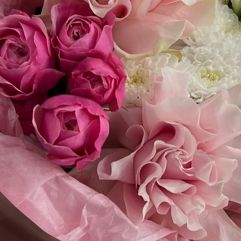 Авторский букет💐 из Французской Розы нежного оттенка