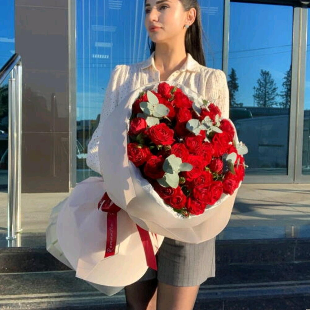 Букет Красный закат
