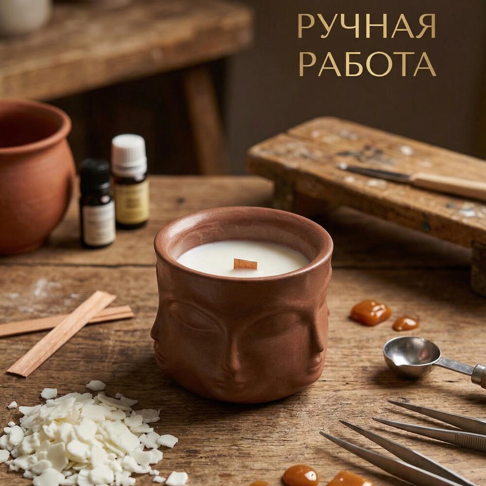 Ароматическая свеча, Cолёная Карамель 100 мл