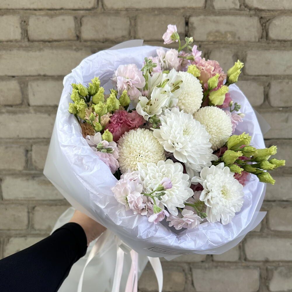 Букет с эустомой🌸